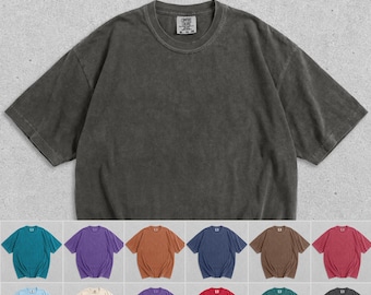 Comfort Colors Tシャツモックアップ56点セット｜特大C1717フラットレイTシャツモックアップ（透明PNG背景モックアップ付属）