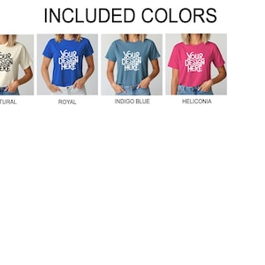 Gildan 5000 T-shirt Mockup Bundle, G500 T-Shirt Mockup Bundle, Model Mock, Neutral Simple Tee Shirt Mocks, Female Model Mockup Bundle