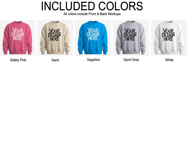 Gildan 18000 Mockup, G180 Sweatshirt Mockup, Crewneck Mockup Bundle, Front and Back Mockup, 3D Sweatshirt Mockup, PNG Transparent Mockup, Digital Crewneck Mockup, Simple Sweater Mockup, Unisex Sweatshirt Mockup, Flat Lay Mockup Bundle, Realistic G180 Mockup, Minimalist Mockup Bundle, Etsy Sweatshirt Mockup, Commercial Use Mockup, Blank Sweatshirt Template, High-Quality Mockup Set, Cozy Sweater Mockup, Fashion Sweatshirt Mockup, Print on Demand Mockup, Apparel Mockup Bundle.