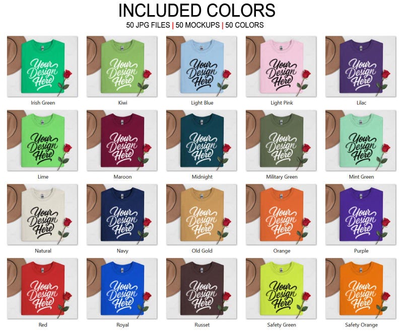 Gildan 5000 mockup, G5000 t-shirt mockup, folded tee mockup, flatlay shirt mockup, heavyweight cotton shirt mockup, unisex t-shirt mockup, Gildan tee mockup, flatlay mockup bundle, t-shirt mockup bundle, folded shirt mockup, apparel mockup, clothing mockup, t-shirt photography, shirt mockup for Etsy, product display mockup, tee mockup for shops, realistic tee mockup, Gildan mockup set