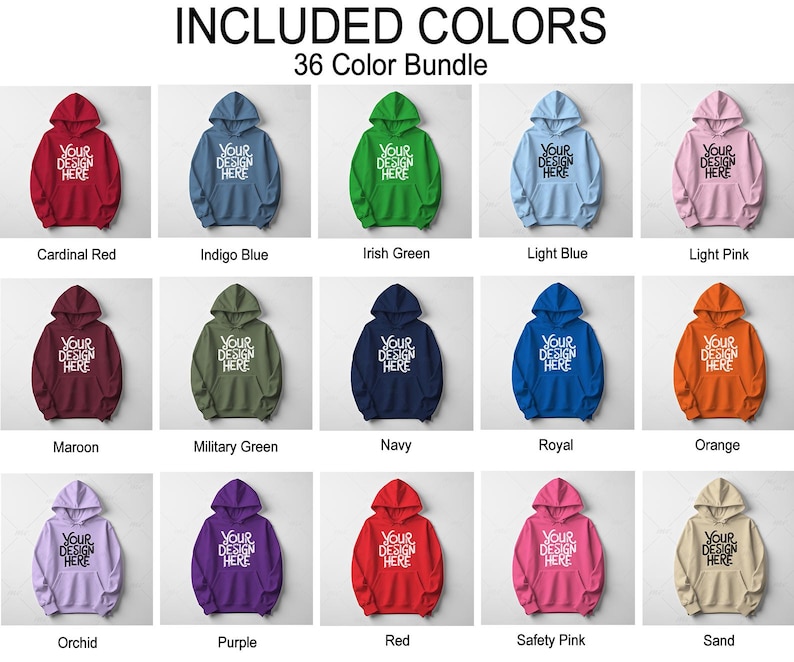 36X Hoodie Mockup Bundle, Flat lay Gildan 18500 Mockup Bundle, Hooded Sweatshirt Mock up Bundle  G 185 Gildan Hoodie Mock ups, Simple Hoodie, unisex hoodie mockup, no strings hoodie mockup, professional hoodie mockup, instant downloadable hoodie mockup, hood mockup, cheap hood mockup, real hoodie mockup,