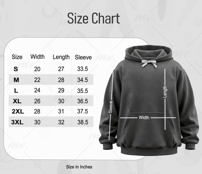 Comfort Colors 1467 Size Chart, CC1467 Comfort Colors Unisex Size Chart