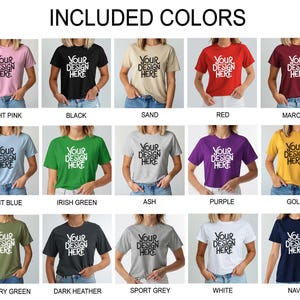 Gildan 5000 T-shirt Mockup Bundle, G500 T-Shirt Mockup Bundle, Model Mock, Neutral Simple Tee Shirt Mocks, Female Model Mockup Bundle