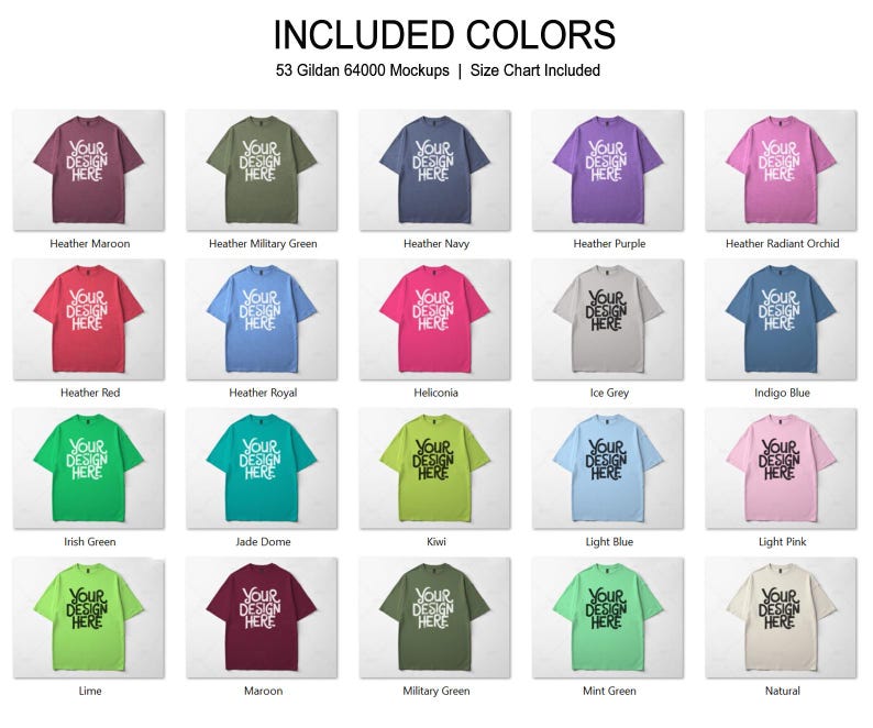 Gildan 64000 mockup bundle, G64000 t-shirt mockups, unisex softstyle tee mock-ups, crewneck t-shirt mockups, realistic t-shirt mockups, flatlay mockup bundle, white background t-shirt mockups, Gildan Softstyle mockups, print-on-demand t-shirt mockups, Etsy t-shirt mockup bundle, high-quality t-shirt mockups, digital mockup templates, professional mockups for print shops, minimalist t-shirt mockup, real product t-shirt mockups, apparel mockups for designers, G64000 flatlay mockups.