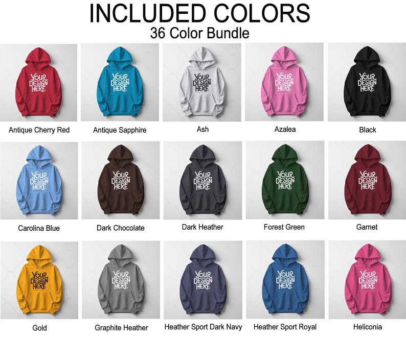 36X Hoodie Mockup Bundle, Flat lay Gildan 18500 Mockup Bundle, Hooded Sweatshirt Mock up Bundle  G 185 Gildan Hoodie Mock ups, Simple Hoodie, unisex hoodie mockup, no strings hoodie mockup, professional hoodie mockup, instant downloadable hoodie mockup, hood mockup, cheap hood mockup, real hoodie mockup,
