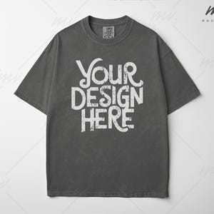 Comfort Colors 1717 Pepper Tshirt Mockup, CC 1717 Flat Lay T-Shirt Mock-Up, Real Product, Minimal Basic Simple Background, Flatlay Tee Mock