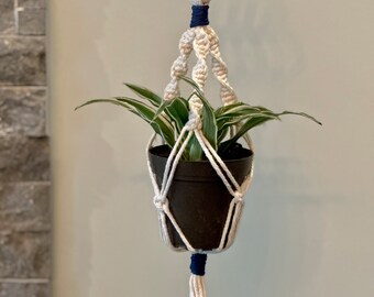 Plant Hanger Extra Small - Gift for Mom: Macrame Plant Hanger - Hanging Planter for Her Plant Decor - House Warming Present