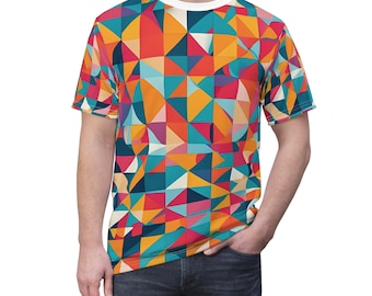 Geometric Neon-T I   Versatile Tee I casual I comfortable I stylish I versatile