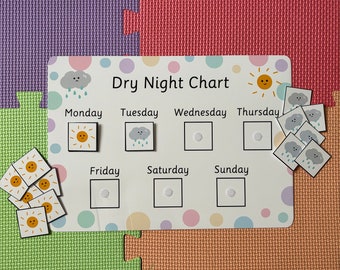 Dry Night Chart (Night Toilet Training)