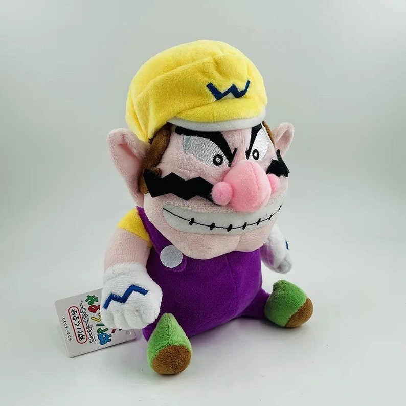 Mario Stuffed Plush Toys Wario Waluigi Princess Peach Toadette Bowser