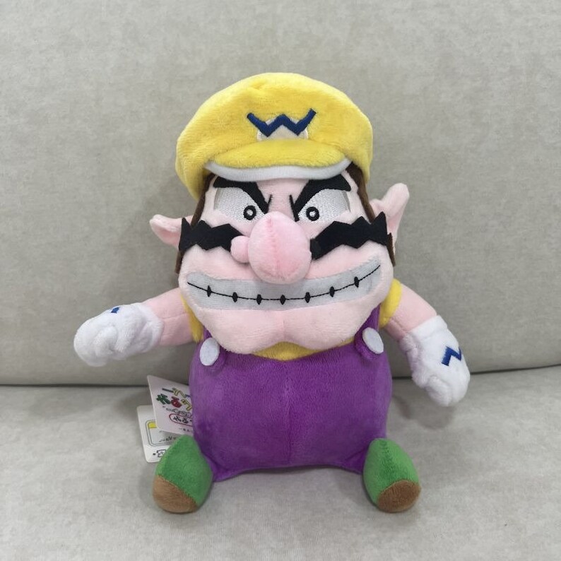 Mario Stuffed Plush Toys Wario Waluigi Princess Peach Toadette Bowser