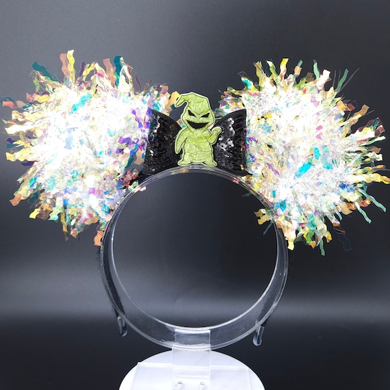 Oogie Boogie Light-up Mickey Ears: Iridescent Nightmare  display picture 3