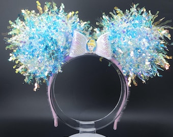 Orejas de Cenicienta: diadema iluminada de princesa iridiscente de Mickey Park