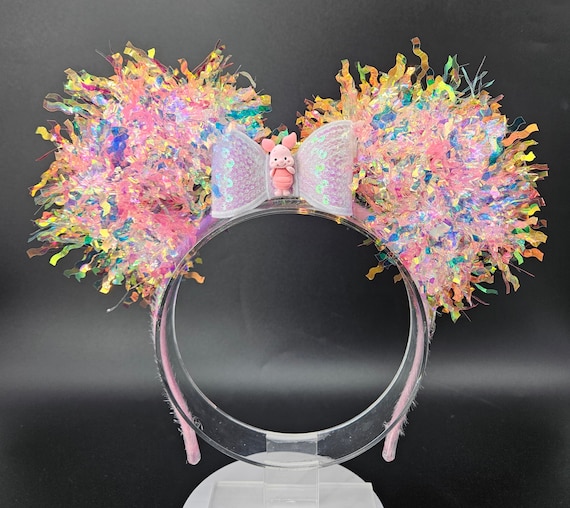 Disney Parks Winnie the Pooh Piglet Pink Sequin Ear Headband Disney Winnie the Pooh Piglet Headband - Walmart.com main image 3