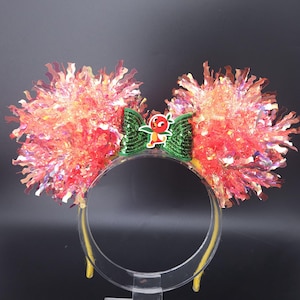 Orange Bird Light Up Mickey Ears: Iridescent Minnie Headband Park Accessory