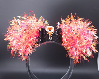 Anxiety Mickey Ears: Light Up Inside Out Core Memory Park Headband