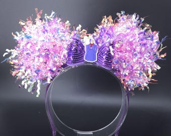 Fairy Godmother Ears: Light Up Cinderella Mickey Park Headband