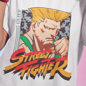 T-shirt unisex Premium Guile Comic Street Fighting