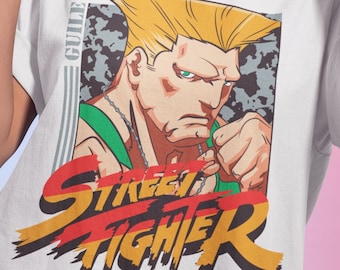 Guile Comic Street Fighting Premium Unisex T-shirt