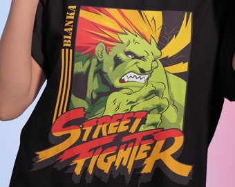 Blanka Champ SF2 The World Warrior Premium Unisex T-shirt.
