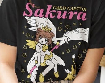 UNISEX - Kero Pudding Cups Tshirt, Cardcaptor Sakura Kinomoto Kero Cerberus 90s Anime Aesthetic Vaporwave Fairy Kei Jersey Short Sleeve Tee