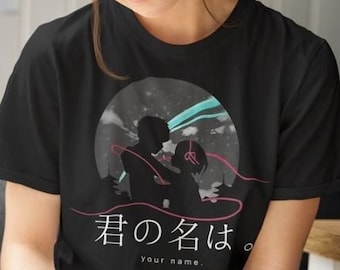 Unisex Your Name anime Shirt, Kimi no Na wa Shirt, Taki & Mitsuha, Taki Tachibana shirt, Your Name shirt, anime merch, Your Name gift