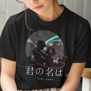 Unisex Your Name anime Shirt, Kimi no Na wa Shirt, Taki & Mitsuha, Taki Tachibana shirt, Your Name shirt, anime merch, Your Name gift