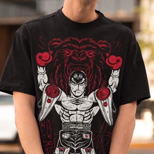 Manga Tshirt, Sport 90s Anime Lovers, Boxing GYM Anime Tshirt, Otaku Ropa, Graphic Anime Unisex Shirt