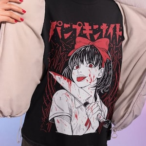 Happy Halloween Pumpkin Night Anime T-Shirt