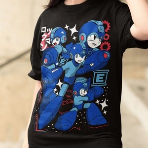 Mega Man Blue Bomber Gaming Shirt