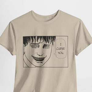 Creepy Girl Eyes, Spiral Horror Manga Shirt Horror Lovers Manga Unisex T-Shirt, Anime Merch