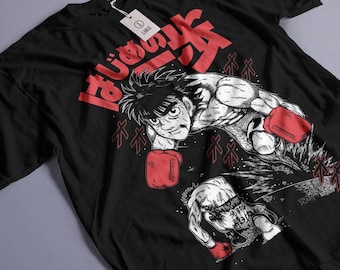 Manga Tshirt, Sport 90s Anime Lovers, Boxing GYM Anime Tshirt, Otaku Ropa, Graphic Anime Unisex Shirt