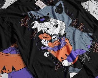 Halloween Anime Shirt | 90s Anime Manga Girl T-Shirt | Japanese Horror | Anime Aesthetic | Grunge Clothing | Harajuku Streetwear Shirt