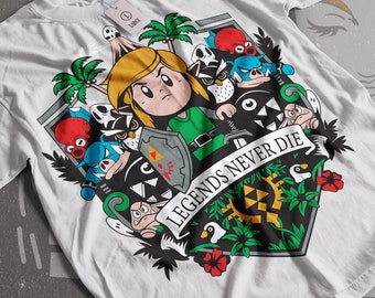 Unisex Graphic Tee - Video Games Shirt - Retro Gaming Tees for Gamers