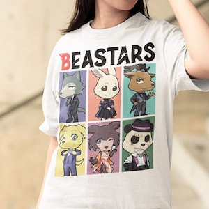 UNISEX - Anime Beastars Tshirt, Manga Lover Shirt, Graphic Tee, Otaku Ropa, Clothing Merch Gift