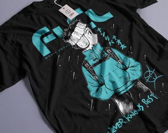 Unisex, Haruko Haruhara Shirt -flcl shirt,flcl tshirt,flcl t shirt,fooly cooly shirt,anime shirt,anime clothing,haruko shirt,flcl haruko