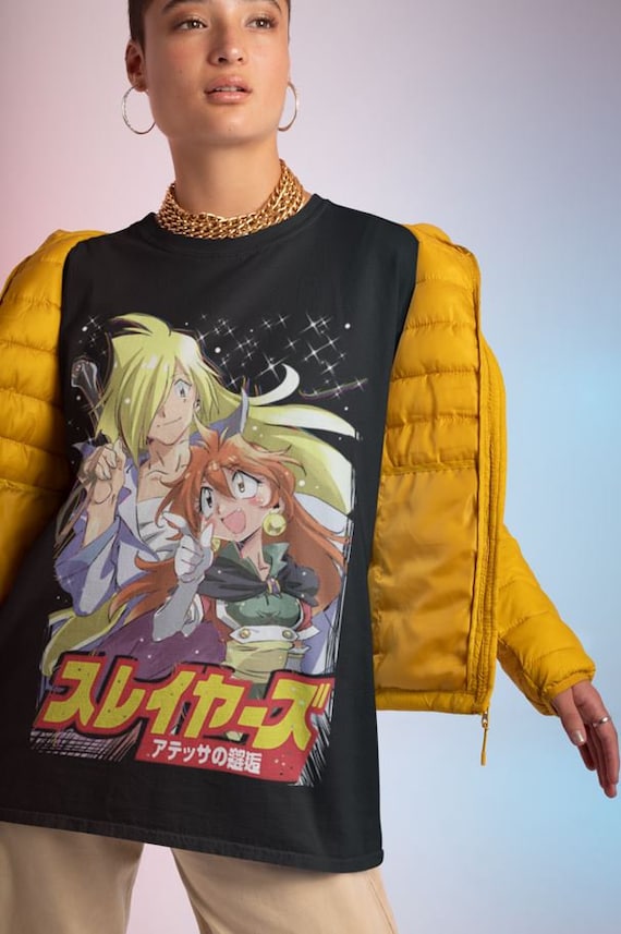 Unisex the Slayers Naga the Serpent Retro Anime T-shirt, Lina