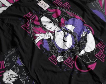 Halloween Anime Shirt | 90s Anime Manga Girl T-Shirt | Japanese Horror | Anime Aesthetic | Grunge Clothing | Harajuku Streetwear Shirt