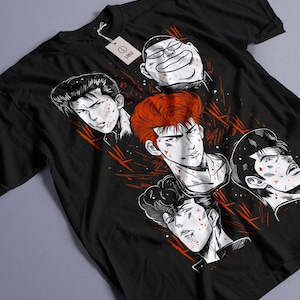 Unisex Tshirt, Sport 90s Anime Lovers, Basketball Anime Tshirt, Otaku Ropa, Graphic Anime Unisex Shirt