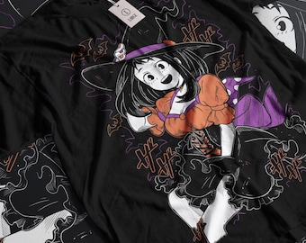 Halloween Anime Shirt | 90s Anime Manga Girl T-Shirt | Japanese Horror | Anime Aesthetic | Grunge Clothing | Harajuku Streetwear Shirt