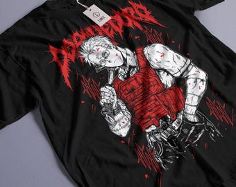 Unisex Dorohedoro Noi Anime T-Shirt, Nikaido Kaiman Manga Shirt, Caiman Shirt