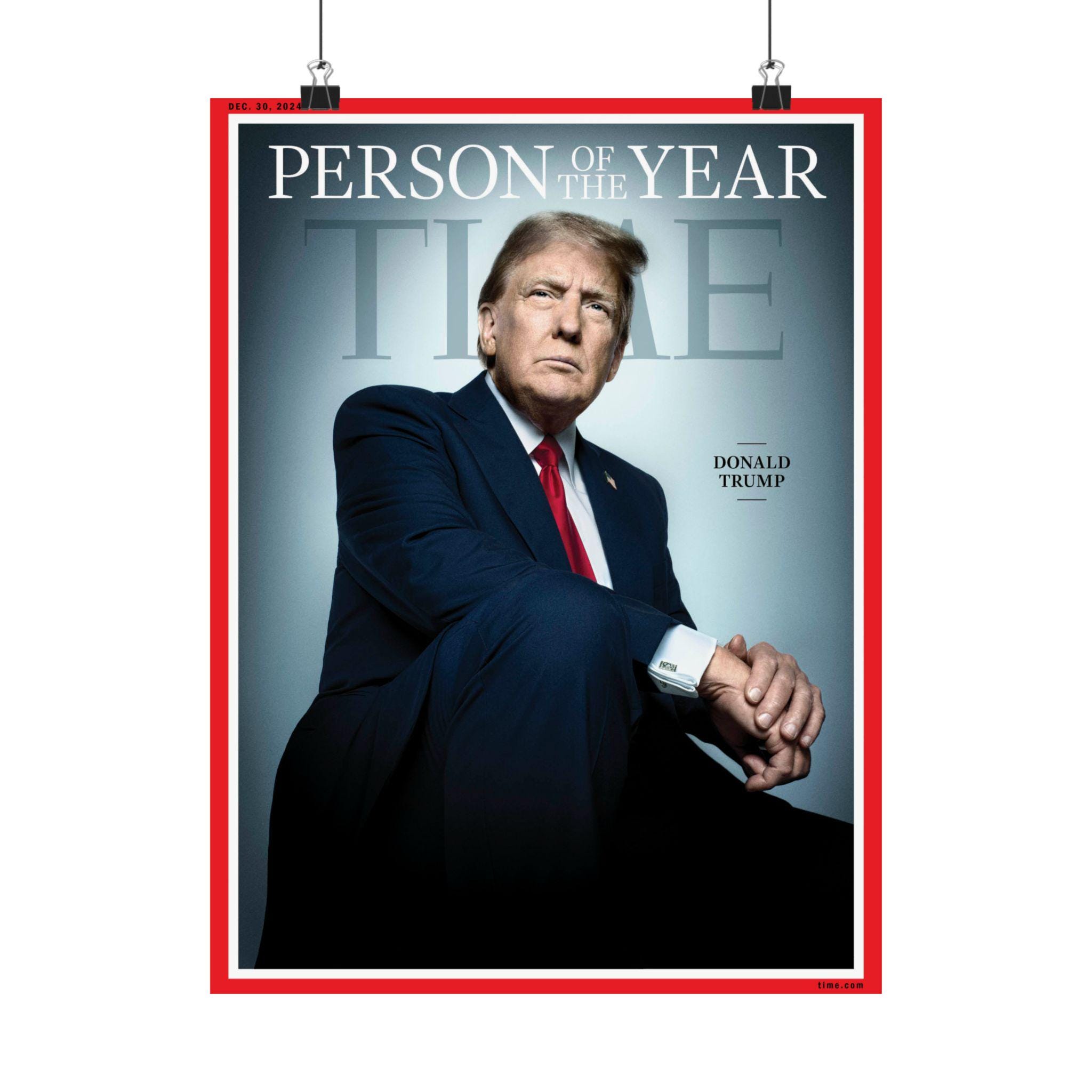 Discover Trump Time Person of the Year Poster, Political Gift