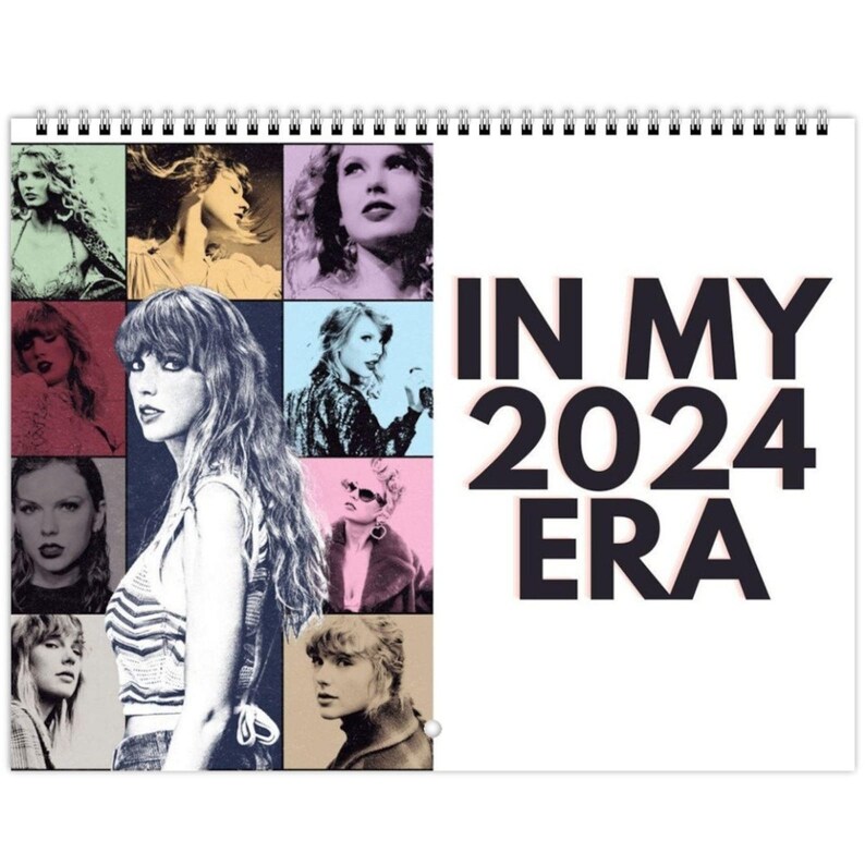 TAYLOR SWIFTIE Calendar Eras Tour 2024 Wall Calendar Taylor Etsy UK
