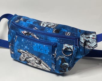 Riñonera Star Fanny Pack - Riñonera de parque temático con 3 bolsillos con cremallera