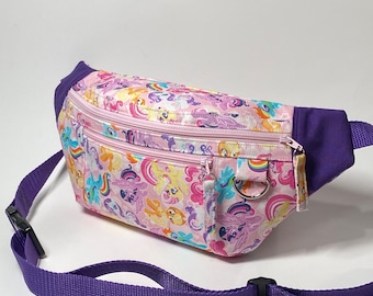 My Little Pony / MLP fanny pack with three zippered pockets