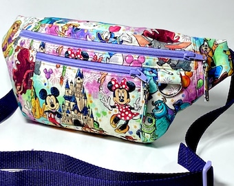 Handmade Theme Park Character Fanny Pack – Travel Belt Bag