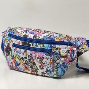 Theme Park Characters Fanny Pack / Belt Bag - great for travel and vacations