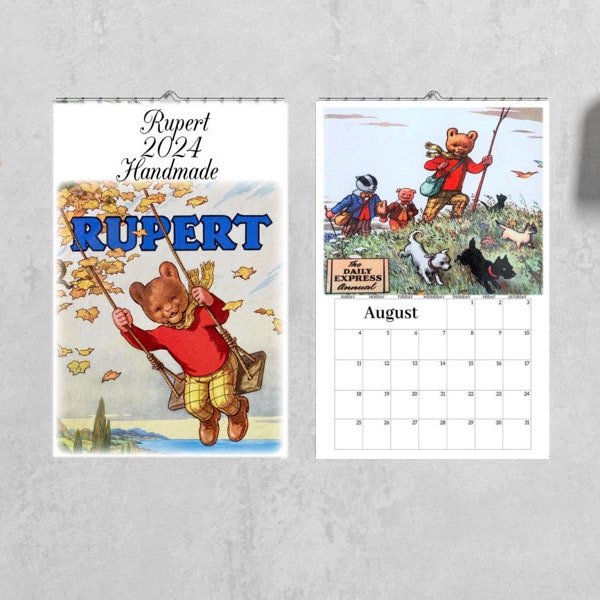 Rupert Bear Etsy