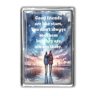 Friendship Magnet Gift | Friendship Quote Gift | Thank You Gift | Positivity Gift | Best Friend Unique Gift