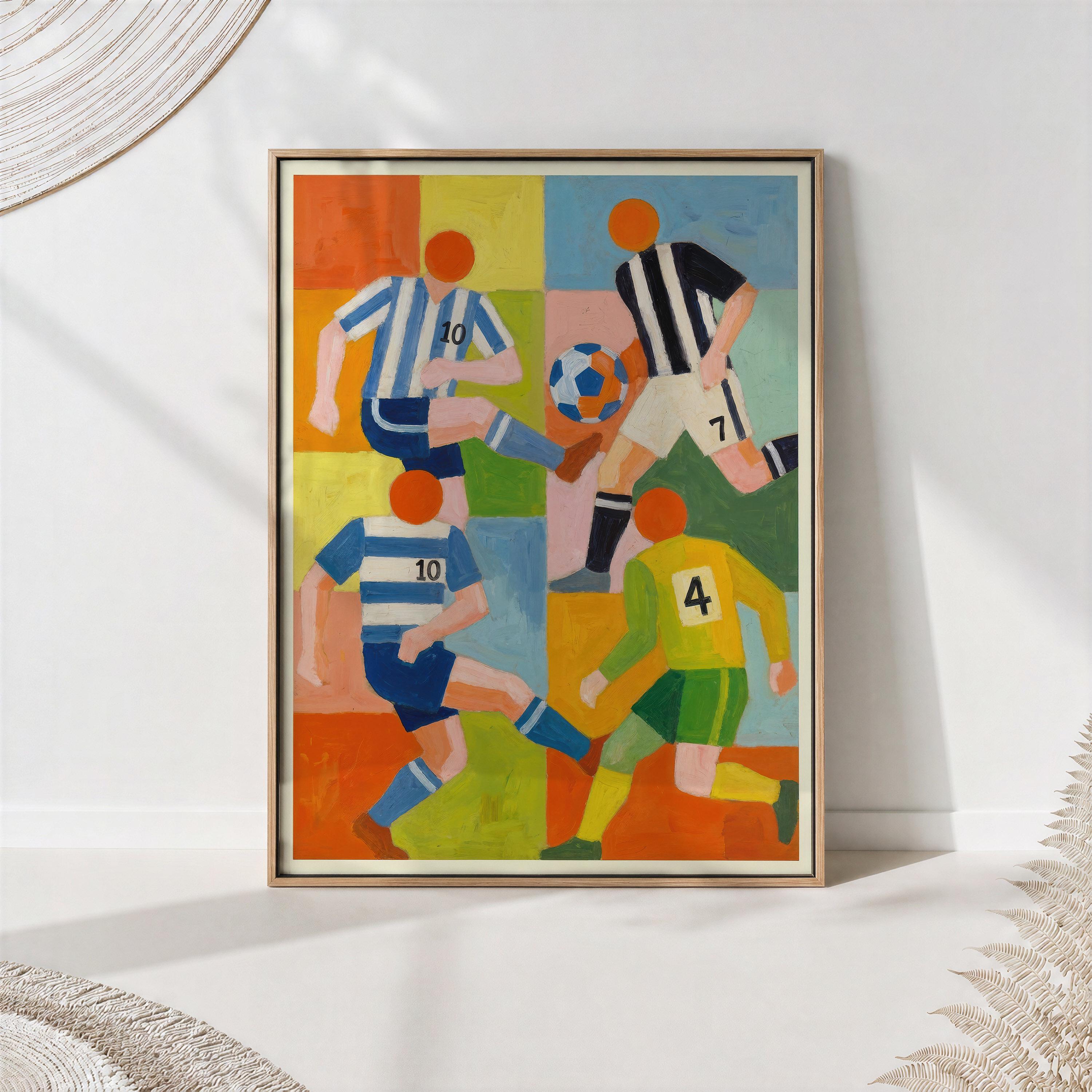 サッカーの絵画 - Etsy 日本
